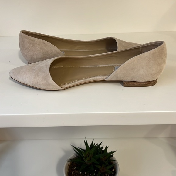 Steve Madden Audriana Suede D'Orsay Blush Tan Flat Size 8.5 - Picture 8 of 10